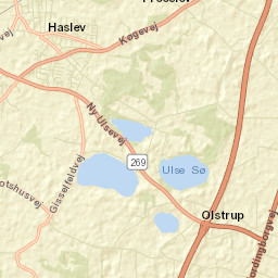 Haslev Street Map