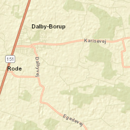 Faxe Kommune Street Map