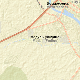 Voskresensk Street Map