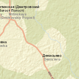 Dmitrovskiy Pogost Street Map