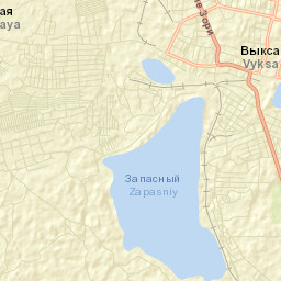 Vyksa Street Map