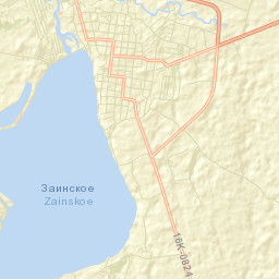 Gorod Zainsk Street Map
