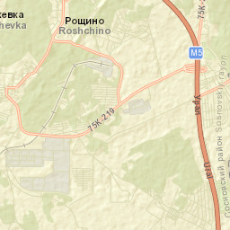 Roshchino Street Map