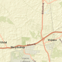 Vojens Street Map