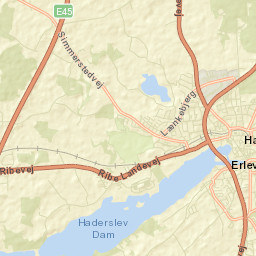 Haderslev Street Map