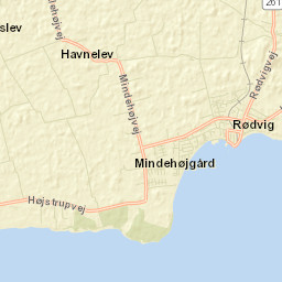 Rødvig Street Map