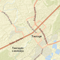 Taurage Street Map