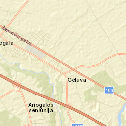 Ariogala Street Map