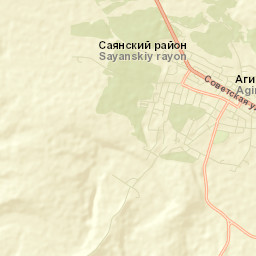 Aginskoye Street Map