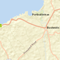Bushmills Street Map