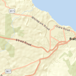 Ballycastle Street Map
