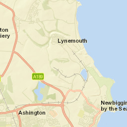 Lynemouth Street Map