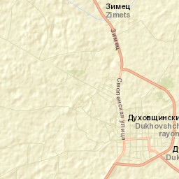 Dukhovshchina Street Map