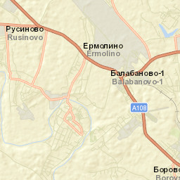 Yermolino Street Map