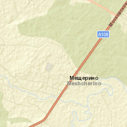 Meshcherino Street Map