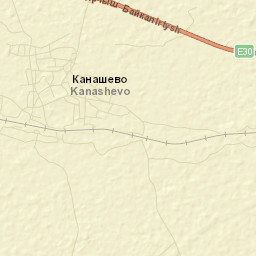 Kanashevo Street Map