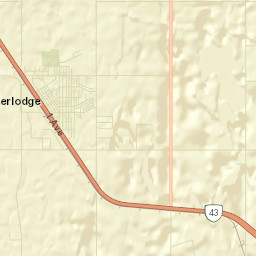 Beaverlodge Street Map