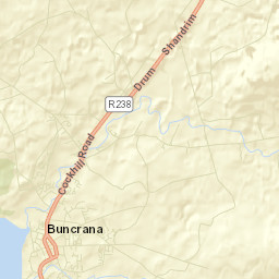 Buncrana Street Map