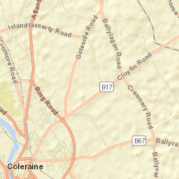 Coleraine Street Map