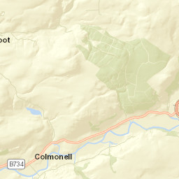 B734, Girvan, South Ayrshire KA26, UK Street Map
