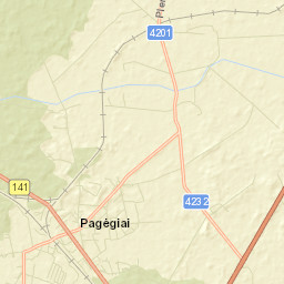 Pagėgiai Street Map