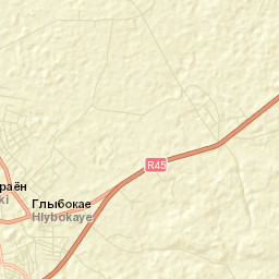Hlybokaye Street Map