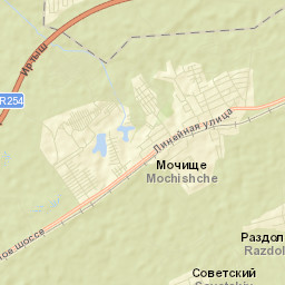 Mochishche Street Map