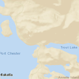 Metlakatla Alaska Street Map