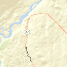 Tumbler Ridge Street Map