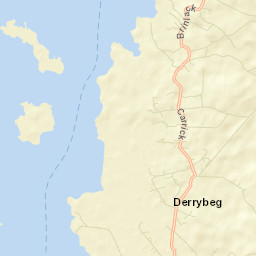 Derrybeg Street Map