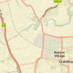 1 Blagdon Lane, Cramlington, Northumberland Street Map