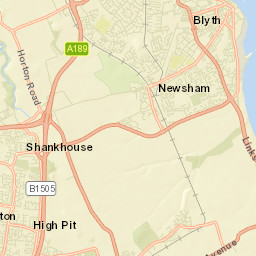 Links Rd, Blyth, Northumberland NE24, UK Street Map