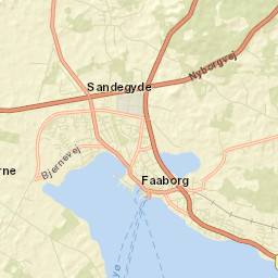 Faaborg Street Map