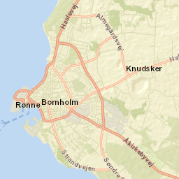 Rønne Street Map