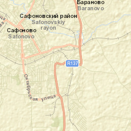 Safonovo Street Map