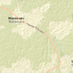 Melikhovo Street Map