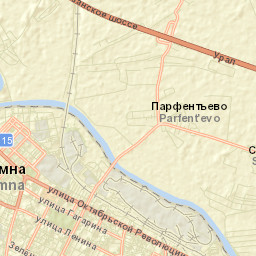 Kolomna Street Map
