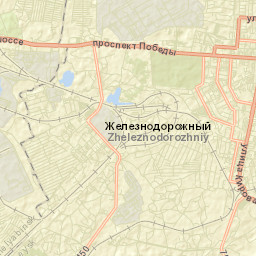 Zheleznodorozhnyy Street Map