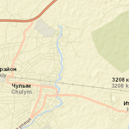 Chulym Street Map