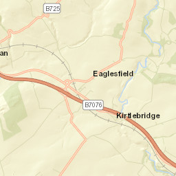 B722, Lockerbie, Dumfries and Galloway DG11 Street Map