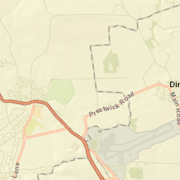 Ponteland Street Map