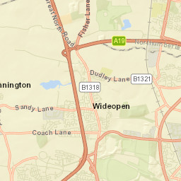 Wideopen Street Map