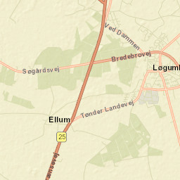 Løgumkloster Street Map