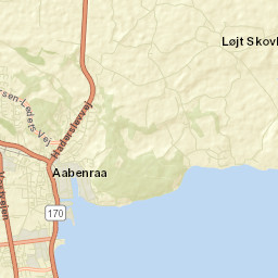 Aabenraa Street Map