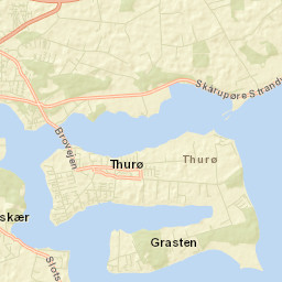 Thurø By Street Map