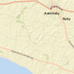 Åkirkeby Street Map