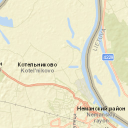 Neman Street Map