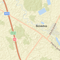 Sirvintos Street Map