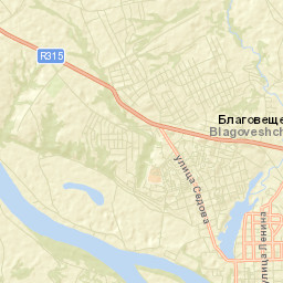 Blagoveshchensk Street Map