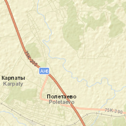 Poletayevo Street Map